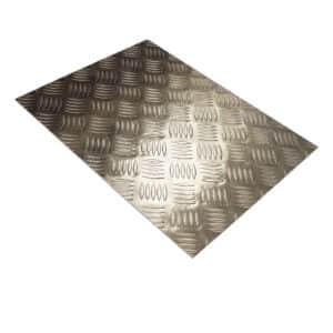 1.5mm Thick Aluminium 5 Bar Tread Chequer Plate Sheet Metal