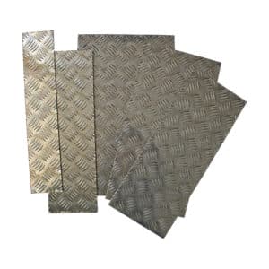 Aluminium 5 Bar Tread Checker Plate Sheet Metal