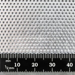 1mm Round Hole Perforated Mild Steel Sheet | 2mm Pitch x 1mm Thick