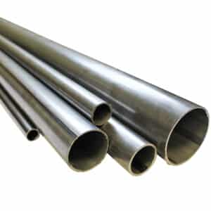 Plain Mild Steel ERW Round Tube Pipe 1 Metre Length