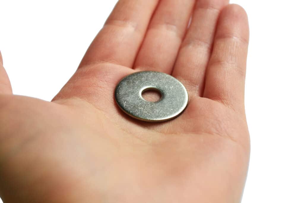 Penny Washer In Hand